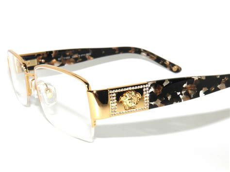 gold versace frames mens|gold frame men's versace glasses.